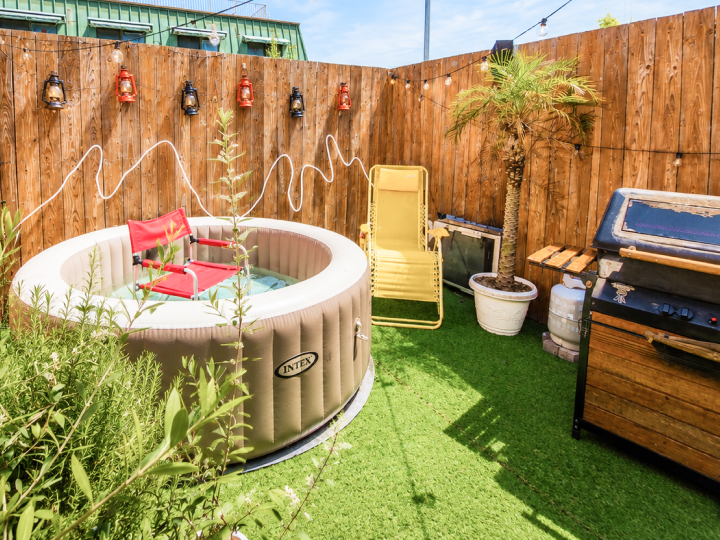 Foot Bath Jacuzzi Glamping